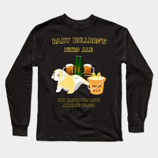 Baby Bulldog's Nitro Ale Long Sleeve T-Shirt